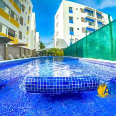 Departamento equipado, cercano al aeropuerto y con Alberca