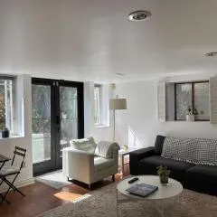 Bright Garden Suite Across From Park in Kitsilano
