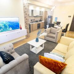 Comfort living one bedroom apartment with fully equipped ,gym, heated swimming pool private parking space, child play area and amazing scenic views