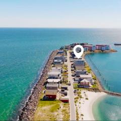 Horizont- direkt am Wasser, Hafenblick, Fahrstuhl, Sauna, ueberdachter Balkon