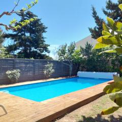 Villa T6, 10 couchages, front de mer, piscine, Saint Pierre la Mer