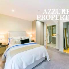 Luxury Apartment by Azzurri Properties Short Lets & Serviced Accommodation Canary Wharf with King Size Beds and Balcony