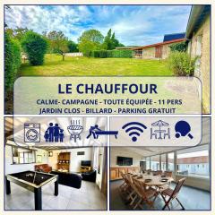Gîte Le Chauffour -Calme-Famille-WIFI-Billard