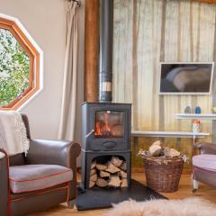 Saffir Luxury Eco Lodge, log-fired bath & views