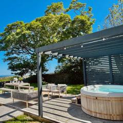 Luxury coastal retreat with sea views