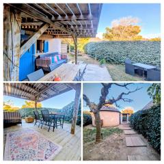 LOUSTAOU DES ANGES atypique ile des pêcheurs Barcarès piscine et mer