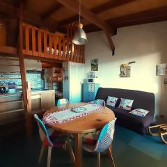 Studio mezzanine vue montagne