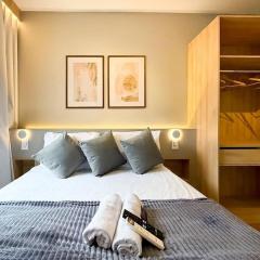 Apê Moderno c/ Ar + Vista – Próx. Allianz Parque