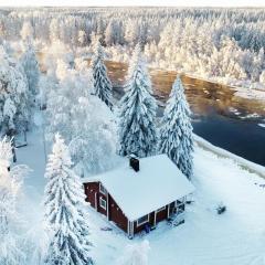 Lapin Villa Hiisi joen rannalla