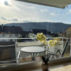 Ruhige Wohnung mit Pano Blick