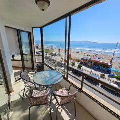 Depto para 7 personas frente al mar