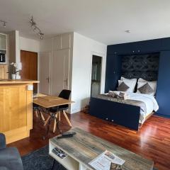 Grand studio avec balcon, internet fibre, Aix-les-Bains - FR-1-555-121