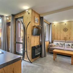 Bel appartement rénové 2 pièces cabine, 4-5 pers, vue station, Wifi - FR-1-455-279