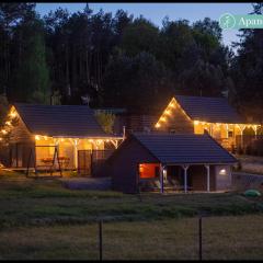 APANÓWKA domki z balią jacuzzi sauna