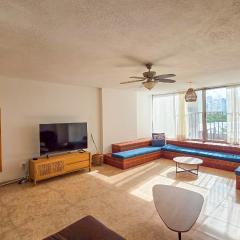 Apt 3 rooms Laguito Cartagena 1 block from the beach