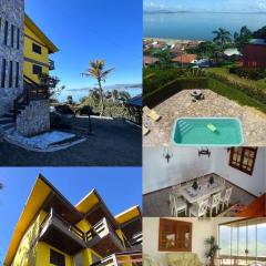 Casa completa com vista para o mar e piscina privativa