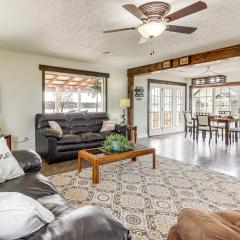 Deck and Yard Wolf Creek Waterfront Home in Grove!