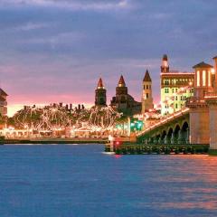 Minutes 2 Nights of Lights Downtown St George Street UF Flagler Hospital Beach