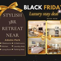 37 - 3BR Quincy - Cozy Townhouse near Adams Park