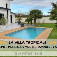 VILLA TROPICALE - Piscine - Plages à 5 min - 3 chambres