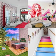 HotTub/Karaoke-10min to DT-9 beds-Swiftie's home