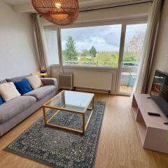 Bright studio apartment with balcony