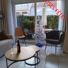 T3 rez-de-chaussée lumineux avec terrasse proche plage