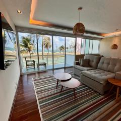 Azul da cor do mar-apto 3 qts beira-mar no Recreio