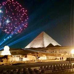 Anubis kingdom pyramids view