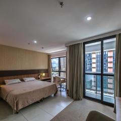 Studio Moderno com Varanda e Vista Livre!