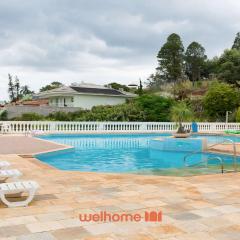 Apartamento em Serra Negra com Vista da Montanha