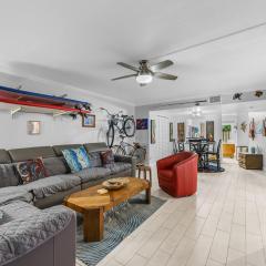 Beachy 2BR Adventure Pad 5-Min Walk to Waves