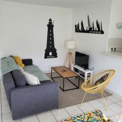 Les écrins, Grand 3 pièces lumineux en bord de mer