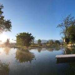 Cabin in Ofterschwang with swimming pool