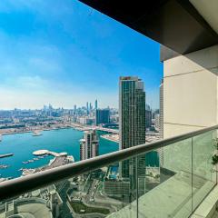 Welhome - Waterfront Views 1BR in the Heart of Al Reem
