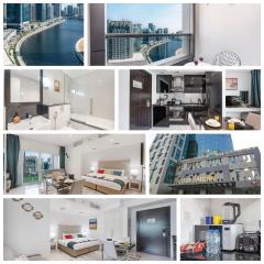 Stylish Stay at DAMAC Maison Cour Jardin Canalview