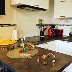 Bel appartement climatisé vu sur l'étang