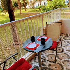 APT en Benalmádena 1 dormitorio Terraza con vistas al mar y jardín Piscina Wifi Nuevo