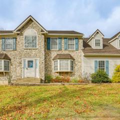 Hike, Ski and Game Spacious Poconos Home with Yard