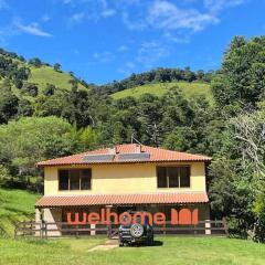 Chale Manticas Blue na Serra da Mantiqueira