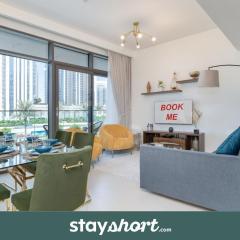StayShort - Bright & Elegant 2BR in Creek Harbour