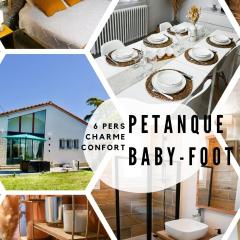 Maison Cosy : Pétanque, Baby-foot & Ping-Pong !
