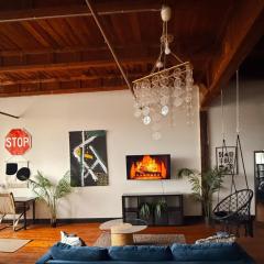 420 Friendly SKYLINE view Downtown Loft FREE Parking