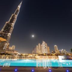 Modern - 1BDR - Infinity Pool Burj Khalifa View, Dubai Mall, Opera House