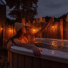 Tinyhouse luxe met hottub