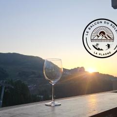 Le balcon du soleil, Pied de pistes 2100m 5 pers Plagne Soleil paradiski classé 2 étoiles meublé et 3 cristaux Paradiski