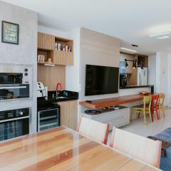 2Q Enseada Azul c/ piscina na cob. e churrasqueira