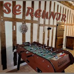 Maison champètre avec 8 couchage à 35' disney au mieu d'un corps de ferme