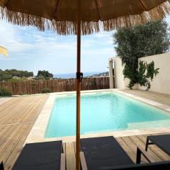 Villa Pinède sea view, close to Cannes