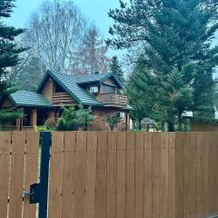 Dom letniskowy wolnostojący drewniany na wyłączność, jezioro Piaseczno 350 m, jacuzzi